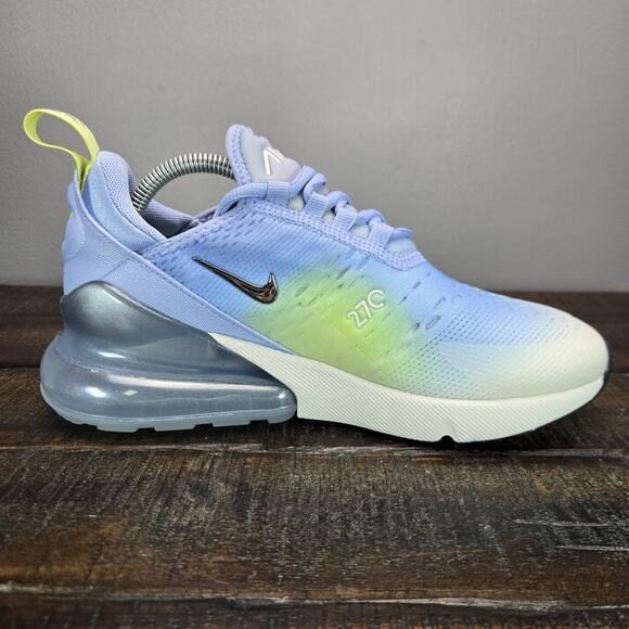 NEW Nike Air Max 270 Womens Size 6.5 Running Shoes Blue Green White IB7937-468 - Picture 8 of 11